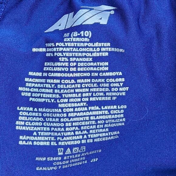 ☔️💜Avia Blue Purple Double Layer Performance Running Shorts Medium - Picture 12 of 12